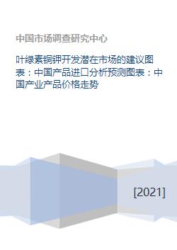 叶绿素铜钾开发潜在市场的建议图表 中国产品进口分析预测图表 中国产业产品价格走势